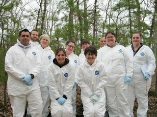 Forensics class in the Pine Barrens